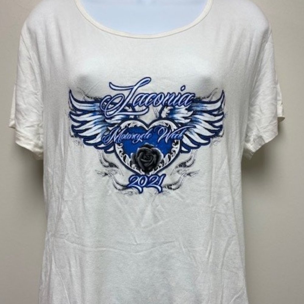 Laconia Bike Week 2021 Women's T-Shirt - NWT - size Large